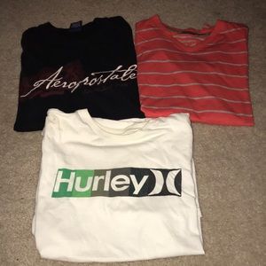 Three pairs of boys dress up shirts